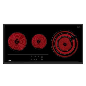Best Glass-Ceramic Hob Teka TRC83631TCS 80 Cm (3 Cooking Areas)