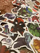 10/30/50 Uds de dibujos animados Disney pegatinas Marvel bien los Vengadores etiqueta engomada impermeable equipaje Skateboard guitarra portátil pegatinas juguete de niño