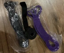 1 Uds banda de resistencia puerta ancla de equipos de Fitness Yoga Pilates para hombres ejercicio de entrenamiento accesorios bandas negro