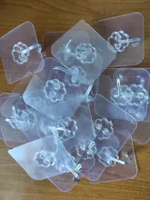 Colgadores de pared de puerta autoadhesivos transparentes para 20 piezas, ganchos de succión de carga pesada, ventosa de taza para cocina y baño