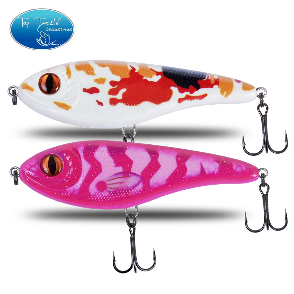 CF lure Slow Sinking Jerkbait 68mm-9g 78mm-15g 90mm-21g 105mm-30g Musky Pike Slider Bass 5