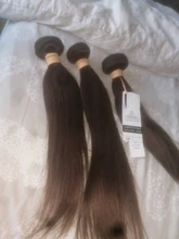 Extensiones de cabello humano brasileño liso n. ° 2 n. ° 4 n. ° 30 N. ° 33, extensiones de pelo ondulado marrón oscuro, marrón claro, no Remy, 2, 3 y 4 mechones
