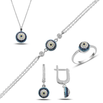 

Silver 925 Sterling Zircon Cubic Zirconia Society Romper Set