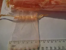 100 unids/lote 5x 7/7x 9/10x15cm bolsas de joyería de Organza bolsa de lazo de Organza bolsa de embalaje de la joyería bolsas joyería bolso bolsa de