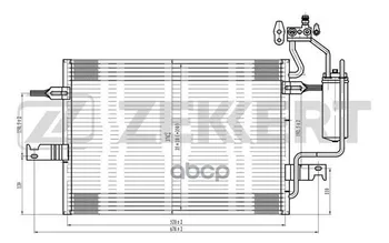 

Radiator cond. Opel Meriva a 03-zekkert art. mk-3092