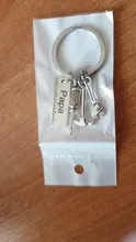 Llavero con diseño de letras de papá, destornillador de martillo creativo, llavero de llave inglesa, decoración de bolso, colgante con borla, regalos para el Día del Padre