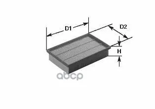 Фильтр Воздушный Fiat: Sedici 06-, Suzuki: Sx4 06- Clean filters арт. MA3102