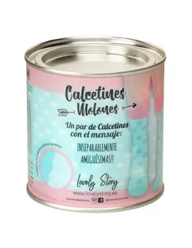 

Cool socks with message inseparably AMIGUISIMAS!