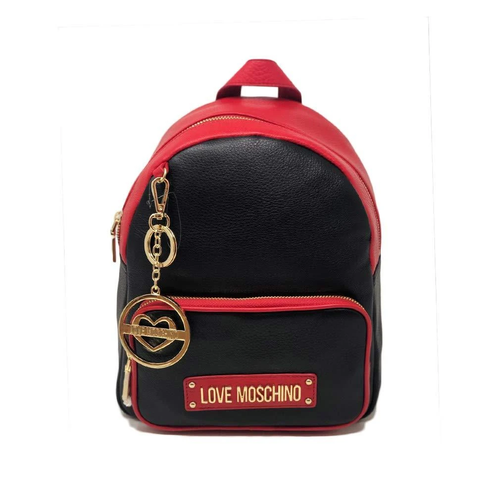 red moschino backpack