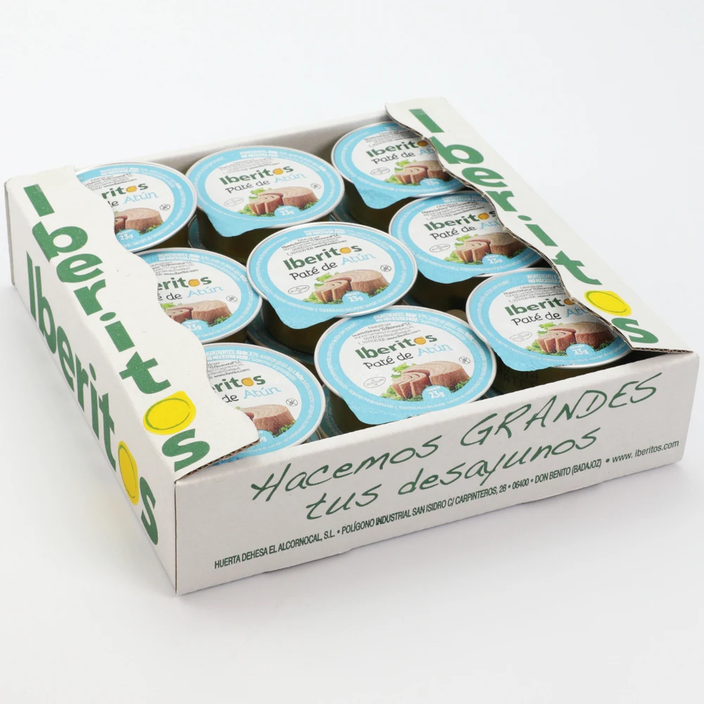 IBERITOS-Pate de Atun tray with 18 pod 23g - Pate de Atun afbeelding