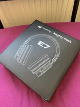 Meidong-auriculares inalámbricos E7B con Bluetooth, dispositivo con cancelación activa de ruido, por encima de la oreja, con micrófono y graves profundos