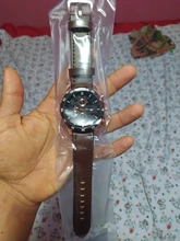 Reloj de pulsera deportivo Para Hombre, cronógrafo de cuero, estilo militar, informal, Moderno, novedad de 2021