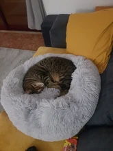 Cama de perro caliente de lana ronda perro perrera casa larga felpa invierno mascotas camas para perros medianos grandes perros gatos cojín del sofá suave esteras