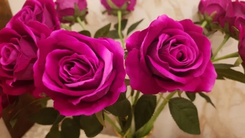 10pcs real touch rose flowers flannel flower bouquet single head