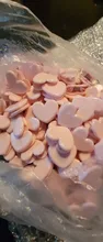 (10 unidades/lote) Clip de amor de estilo japonés chica Rosa pequeña decoración de Clips foto estudiante papelería Carpeta de papel Clip