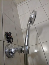 Nozzle Shower-Head Bathroom-Accessories Rainfall Pressurized Water-Saving Chrome ABS