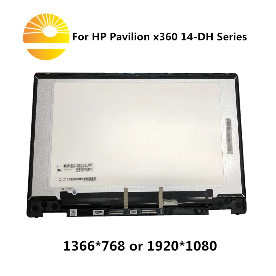 For HP Pavilion x360 14M-DH0003DX 14-DH L51119-001 14.0&quot FHD LCD Display Touch Screen Assembly +Digitizer Control Board | Компьютеры и