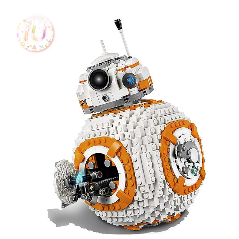 

Star Series 10906 The Interstellar Detector BB-8 Building Blocks Birthday Gift Toys For Children War 1106Pcs Compatible 75187
