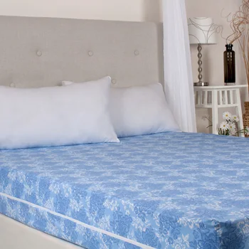 

Blue polyester mattress cover different size zipper for mattresses long 190