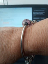 Fine-Jewelry Beads Charms Murano Bracelet Sparkling JIUHAO 925-Silver Women Original