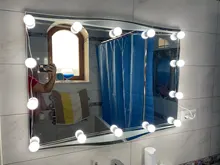 Table-Lamp-Bulb Makeup-Mirror-Light Vanity-Dressing Touch-Dimming Led Hollywood 3-Modes