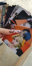 54 unids/set Kpop niños perdidos desbloquear Lomo tarjetas ATEEZ TXT dos veces NCT 2020 127 sueño TXT de terciopelo rojo GOT7 ENHYPEN ITZY tarjeta para álbum de fotos