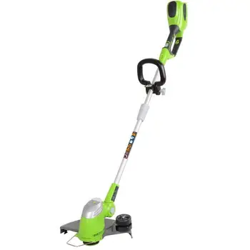 

Electric brush cutter GREENWORKS GD80BCK2 - 80 V - 1 battery + 1 charger-Green