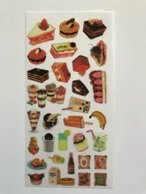 Pegatinas Kawaii para cuaderno, pegatinas de papel precioso para niños, álbum de recortes diario, pegatinas de fotos, paquete de 3 hojas