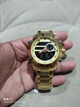 NAVIFORCE-reloj de pulsera militar para hombre de acero, cronógrafo de acero, cronógrafo para hombre, resistente al agua, pantalla dual