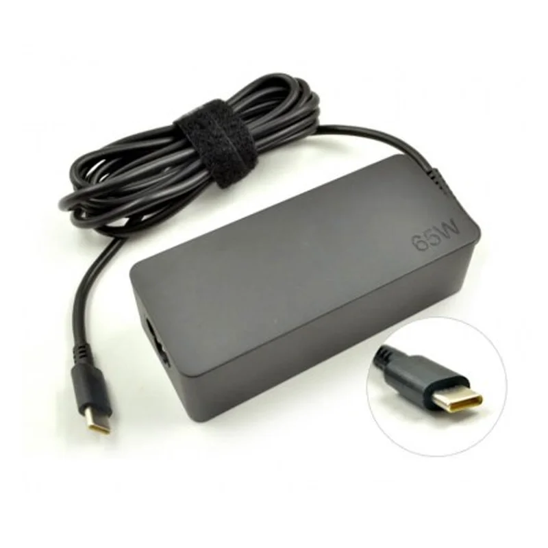 Блок питания Lenovo Type C 65W (5V 9V 15V/3A 20V/3.25A) без сетевого кабеля ORG|Адаптеры для