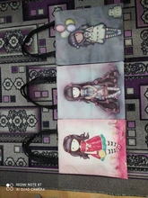 Bolso de hombro informal para mujer, bolsa a la moda con estampado de dibujos, de lona, bonita, de alta calidad, para escuela y para ir de compras