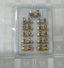 Pinkman-Portabrocas de latón para herramienta eléctrica, Mini taladro, herramienta rotativa de 0,5-3,2mm, latón y tuerca para dremel, accesorios para máquina perforadora