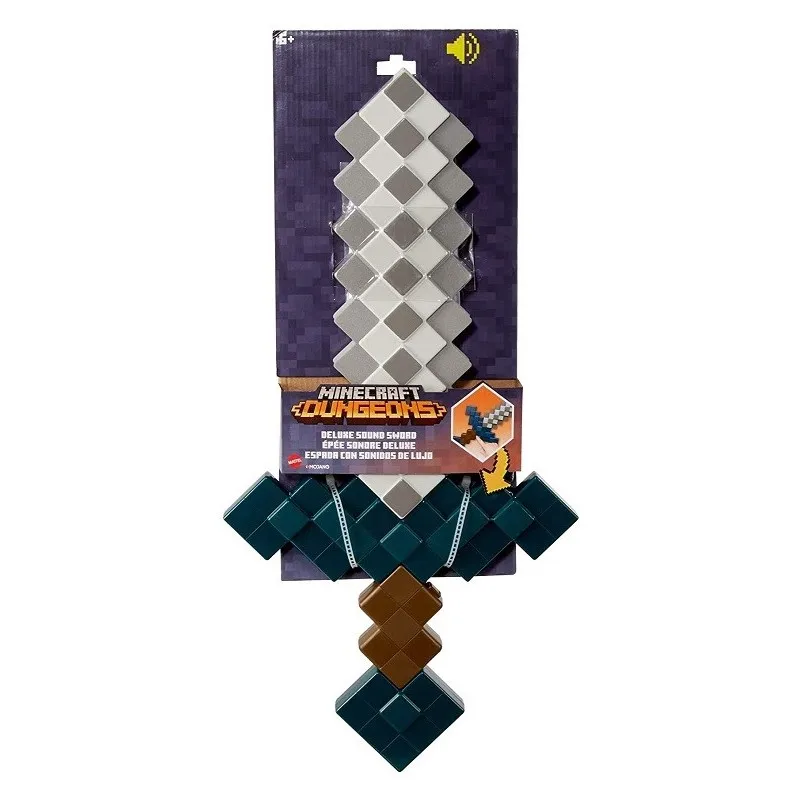 Minecraft Dungeons Sword With Sounds Mattel Gnm45 Action Toy Figures Aliexpress