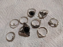 Tocona, conjunto de anillos con corona tallada, corazón rosa, flor de Elefante dorado antigua Bohemia, anillo para dedo nudillo Midi, joyería para mujer