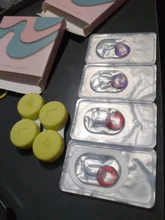 UYAAI-2 unids/par Spark-lentillas de Color multicolor, lentes de contacto para ojos azules