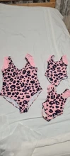 Bañador para madre e hija, traje de baño para mamá y yo, Bikini con estampado de leopardo, ropa a juego para Familia, ropa para bebé