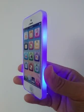 Juguetes de teléfono móvil con LED bebé chico aprender inglés teléfono móvil juguete de la música del Teléfono