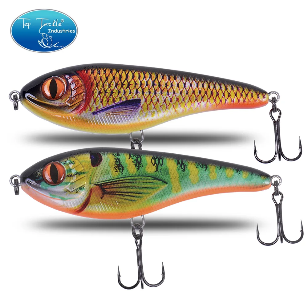 CF lure Slow Sinking Jerkbait 68mm-9g 78mm-15g 90mm-21g 105mm-30g Musky Pike Slider Bass 2