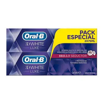 

Anti-Stain Toothpaste 3d White Luxe Oral-B (2 uds)