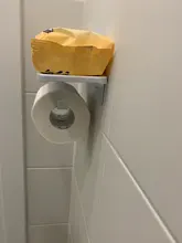 Bathroom Hardware Paper-Holder Phone-Rack Toilet-Shelf Aluminum White/black Space