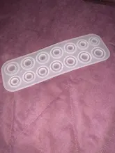 Molde de cristal para anillos para agujeros hecho a mano, joyería de anillo, molde de silicona, molde de epoxi, resina epoxi para fabricación de joyas, 6/14