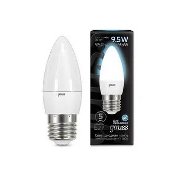

Bulb GAUSS Candle LED E 27 9.5W 4100 K 103102210