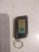 Llavero para mando a distancia LCD Vertical A93, sistema de alarma antirrobo para coche, bidireccional, rusa, A93