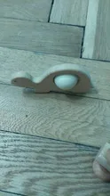 Juguetes Educativos Montessori de madera para bebé, 1 Uds., coche de haya, bloques de madera, juguetes para chico, mordedores para bebé, regalo de cumpleaños