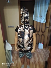Kids Jacket Outerwear Boys Vest Child Waistcoat Girls Parent-Child Camouflage Cotton