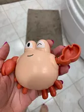 Bebé juguetes de baño dibujo animado Animal adorable tortuga cangrejo clásico bebé infantil juguete para nadar cadena juguete de cuerda para chico 2020 más nuevo