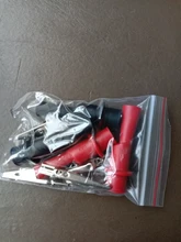 1 Pair Alligator Crocodile Test Clip Clamp For Multimeter Tester Probe New