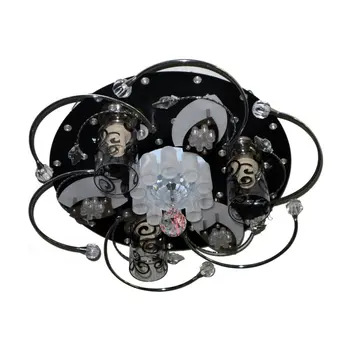 

Ceiling Light 70014/3bk WT + BK RC wtted Saving Light