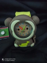 16 nuevos estilos animales reloj de niños chico bebé tiempo de aprender zorro juguete Fox/gato/ratón/Mono/araña/pájaro reloj para chico cumpleaños regalo