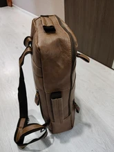 Mochilas escolares de cuero sintético para hombre y mujer, morrales de viaje informales Retro, bolso de mano negro, caqui, Adolescentes